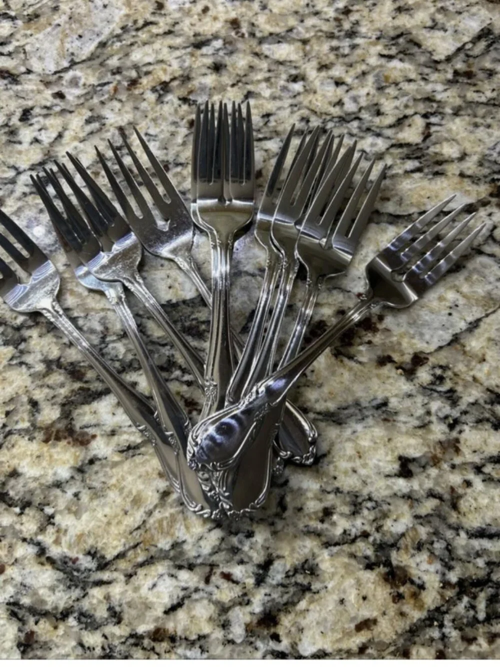 BELLAMO 18/10 STAINLESS FLATWARE SILVERWARE SET SPOONS FORKS 49 PIECES!